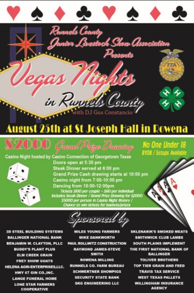 2018 Vegas Night Gala